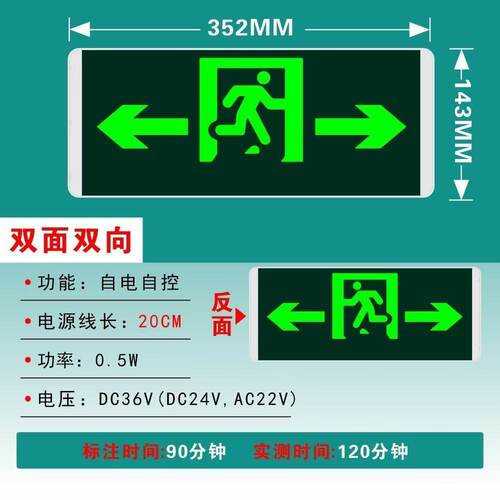 劳士新国标安全出口应急指示灯