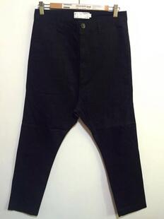 :CHOCOOLATE 英伦经典 花样型男 胯裆波点翻脚 休闲裤(2色)