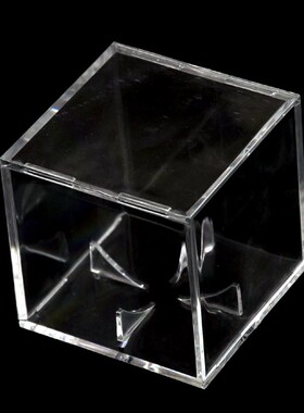 亚克力透明棒球展示盒 底座 收藏盒 防尘防潮塑料装饰盒支架网球