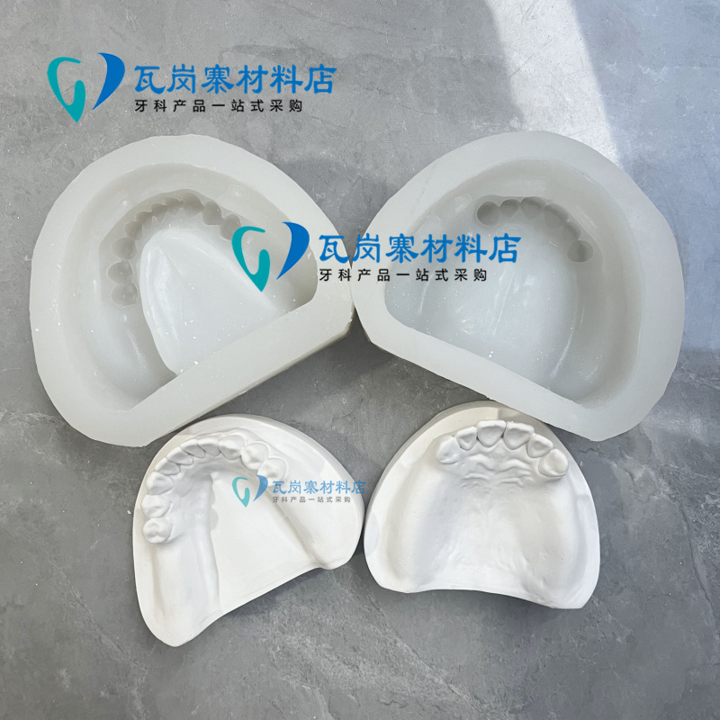 牙科分体软硅橡胶标准牙模  半牙阴模 模型口腔制作取模型