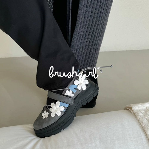 韩代设计师小众芭蕾鞋