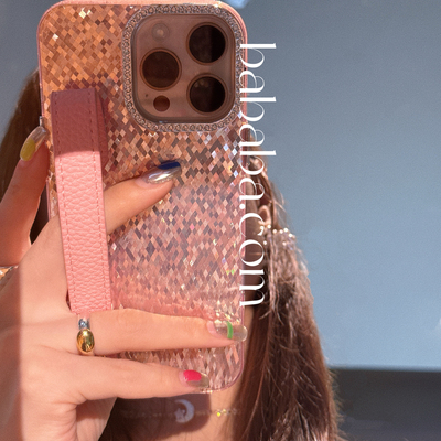 高级感三色马赛克苹果17p手机壳