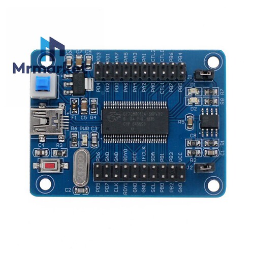 EZ-USB FX2LP CY7C68013A USB 核心板 开发板 逻辑分析仪