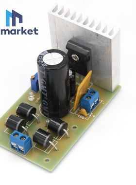 ICSK017A LT1083CP 大功率线性可调稳压直流电源板 DIY 套件