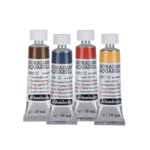 德国Schmincke史明克5ml大师级s1级15ml艺术家级管状水彩颜料