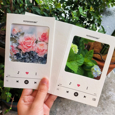 遵爵全棉创意卡片水彩纸中粗纹300g胶片票根折页款素描油画棒马克