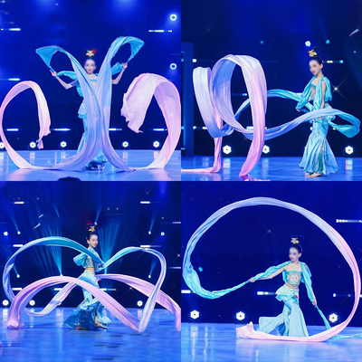 敦煌舞飞天舞长绸彩带飘带披帛