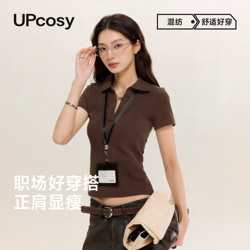 夏季新款运动休闲百搭polo衫女