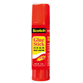 3M 思高 5020白色PVA固体胶棒20克 无毒 粘的牢固 胶水 学生用品