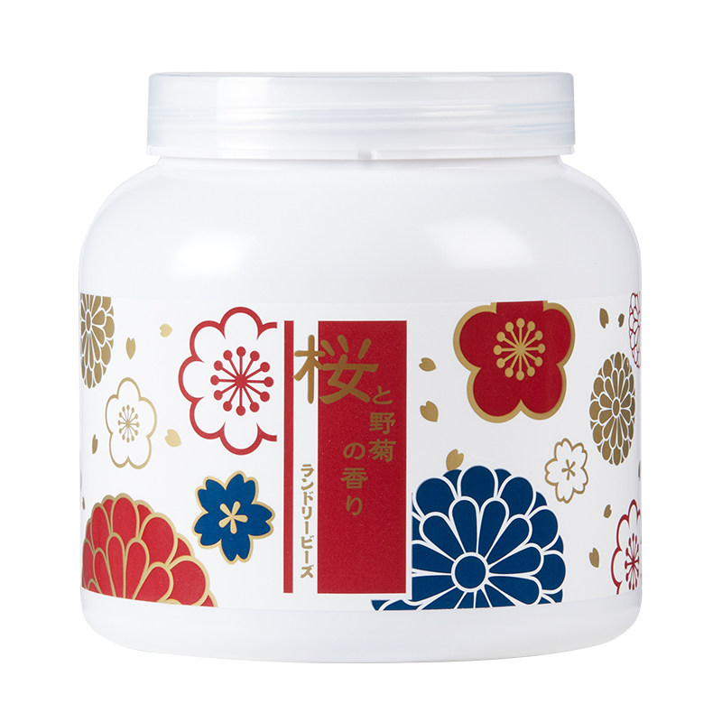 日本樱美堂洗衣凝珠温和清洁衣物留香干净花香去渍20粒