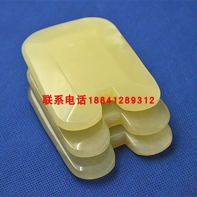 天然岫玉加厚黄玉石刮痧片