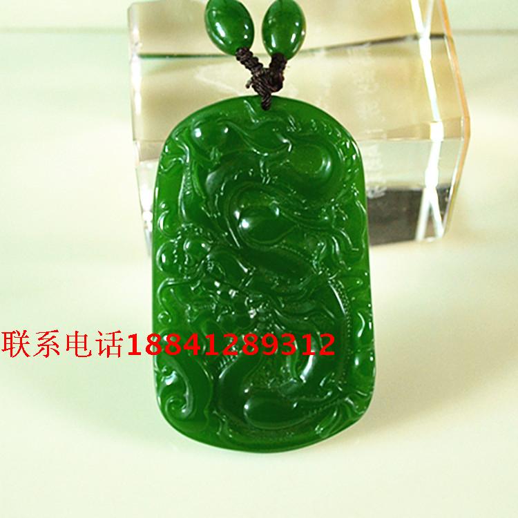 新疆和田玉 碧玉观音玉牌 菠菜绿玉石吊坠玉佛观音多款挂件