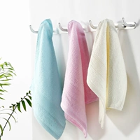 Huale D68 cotton vuông khăn thấm nước nhỏ khăn đỏ xanh trắng 3 màu trơn có thể tùy chỉnh hộp quà thêu logo - Khăn tắm / áo choàng tắm khăn mặt trẻ em