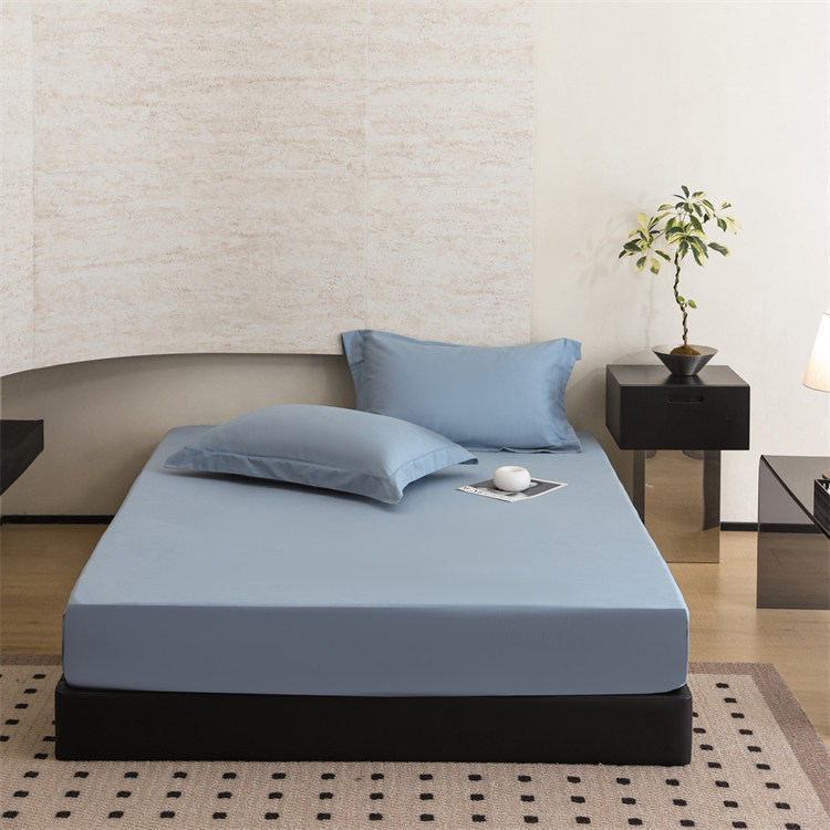 磨毛单品简约纯色100支全棉磨毛床单床笠单人家用枕套纯棉秋冬