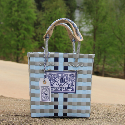 现货 泰国goodgoods 手工编织 手提手拎包菜篮子