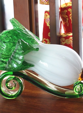 百财如意办公室摆件琉璃