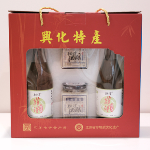 难得米酒430ml兴化特产酒酿300克礼盒组合装郑板桥家乡酒过年送礼