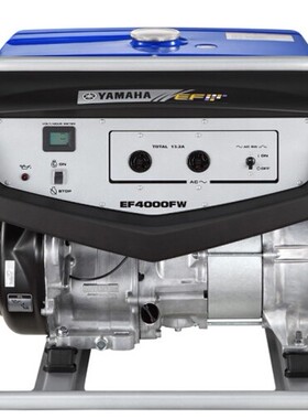 正品雅马哈YAMAHA 单相220V汽油发电机3KW应急车载家用EF4000FW