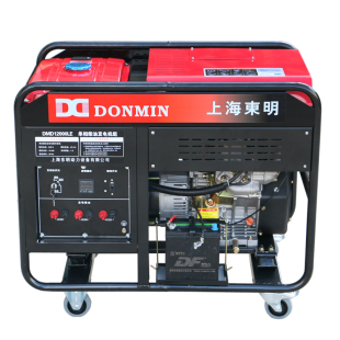 上海东明单相柴油10KW双缸风冷发电机10500W通讯应急DMD12000LE