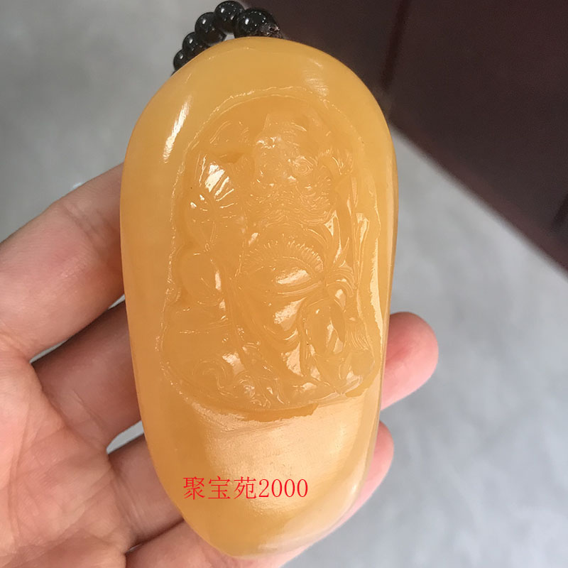 天然黄龙玉钟馗手把件金丝玉米黄玉原石天师钟馗守护纳福把玩盘玩