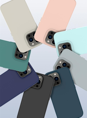 iPhone14 Pro Max Silicone Case 14plus 13 12 Mini 11 XS Case适用苹果14手机保护壳矽胶13promax casing c