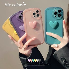 Full Love Heart Case Cover for Iphone 13 12 11 pro max XR 15 14 plus Xs适用苹果15promax手机壳爱心7 8