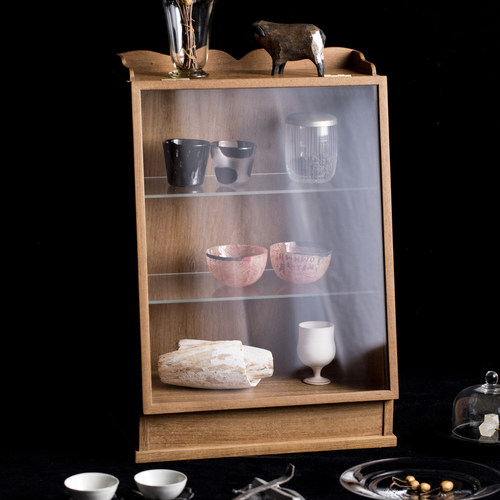 缅甸柚木榫卯结构桌上柜物木所