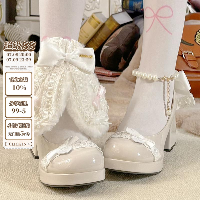 可爱少女蝴蝶结防水雪地靴