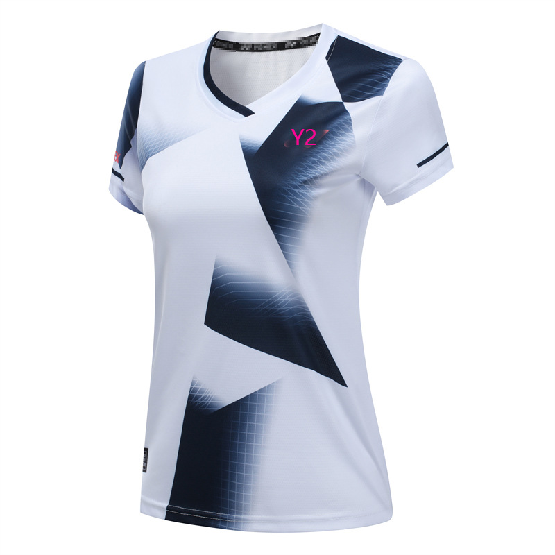 新款羽毛球服男女速干上衣学生儿童网球服情侣休闲运动服夏23060