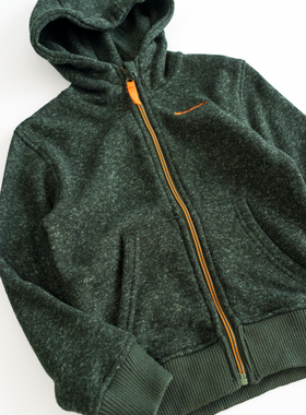 欣易雪法单童装 户外抓绒厚款秋冬拉链开衫外套男童加厚上衣休闲