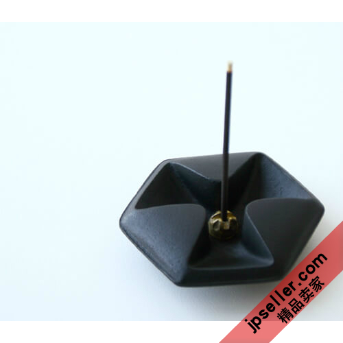 日本南部铁器马场忠宽六角香炉