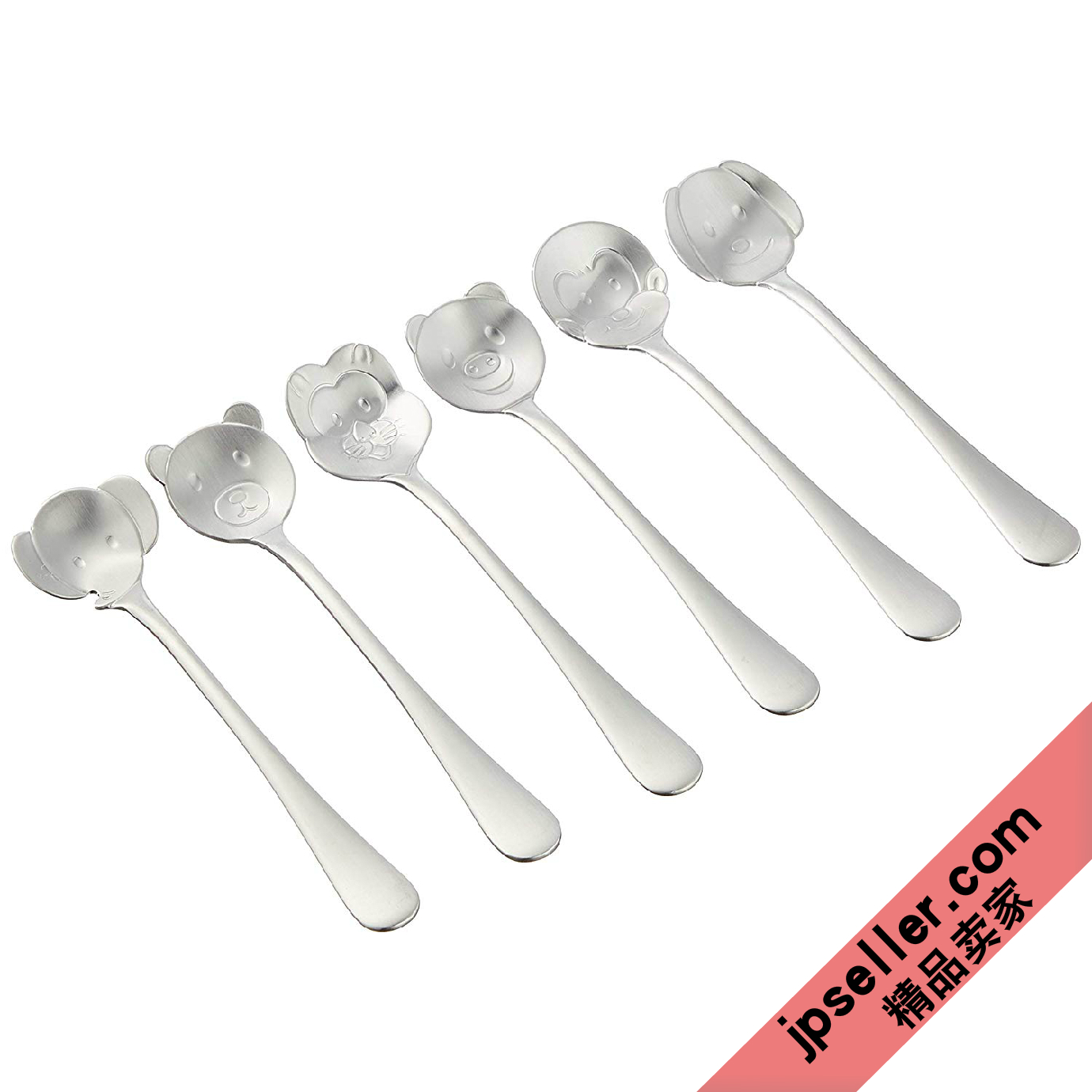 日本 动物微笑系列大象小熊小猪小狮子小猴子小狗 共6款