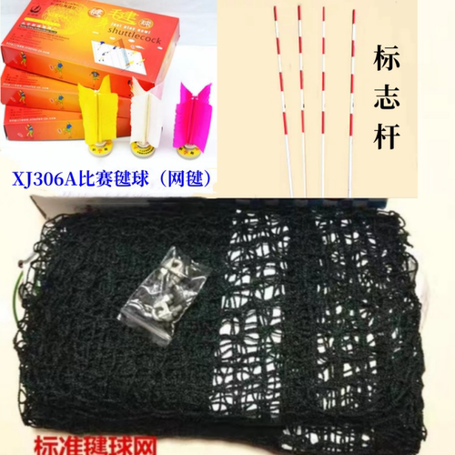 XJ306A太仓新健比赛毽球网标志杆