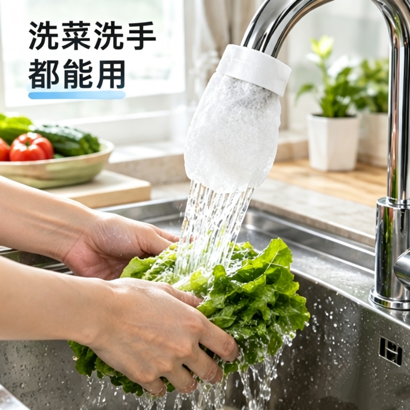 净水过滤器水龙头过滤棉厨房自来水净化泥沙铁锈水垢虫卵杂质棉芯