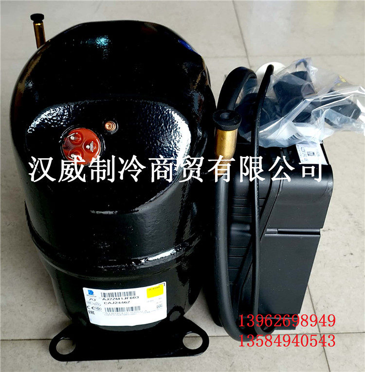 Tecumseh泰康压缩机 CAJ2446Z焊口螺口 R404a R507 单相220V 1HP