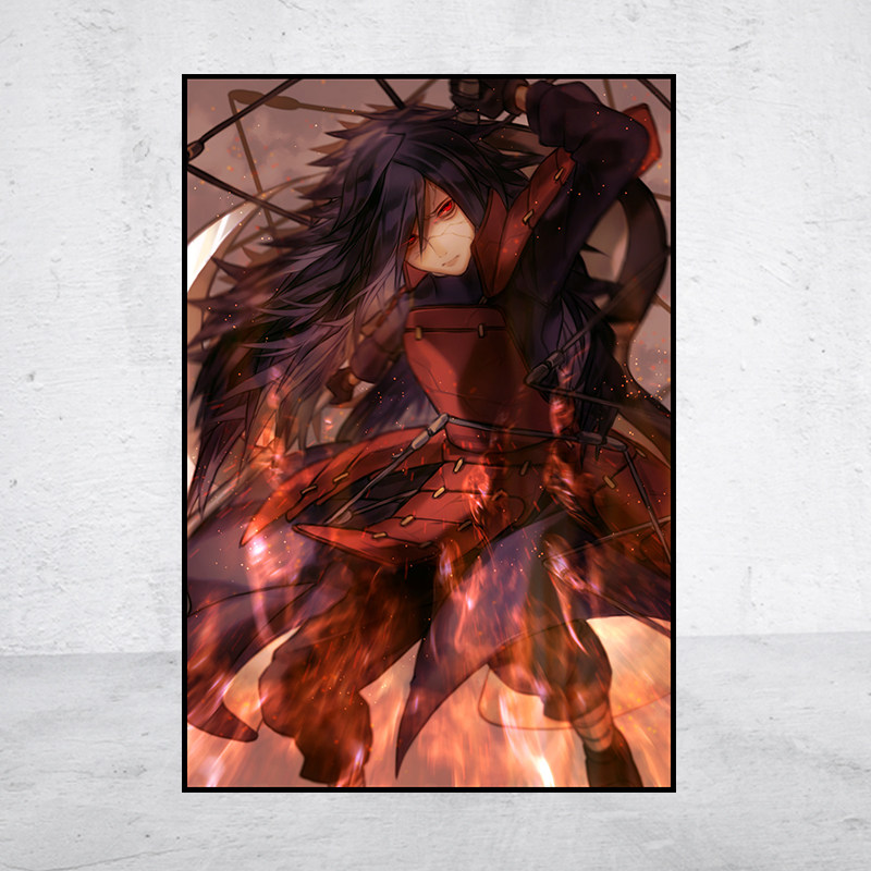 动漫5D钻石画火影忍者宇智波斑方圆钻石画满贴十字绣满绣印花包邮