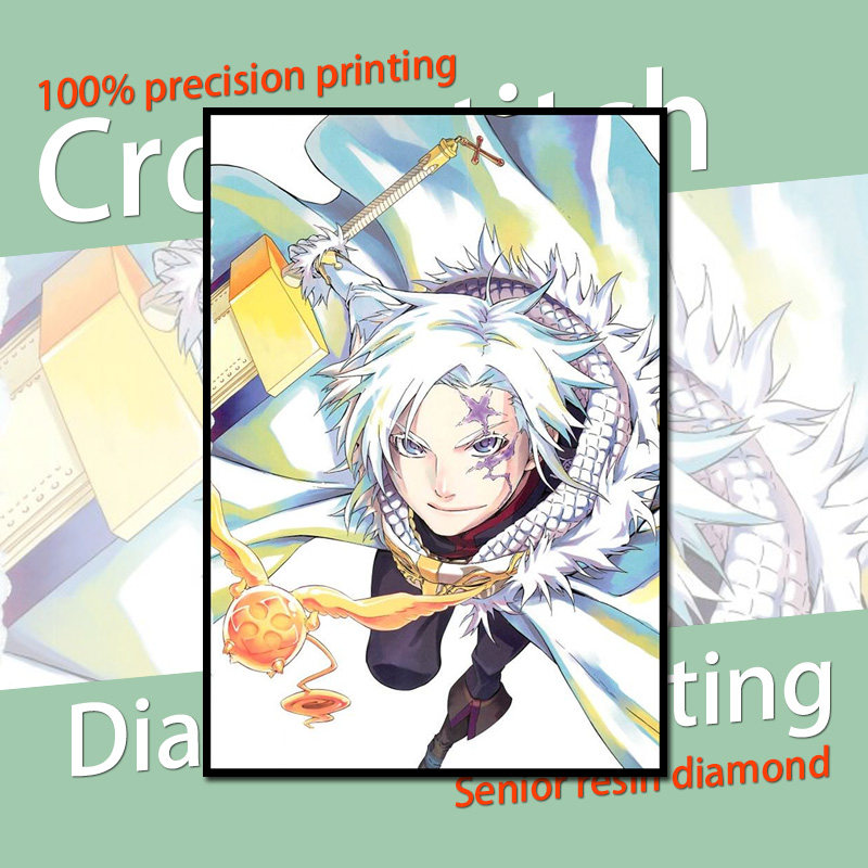 【精准印花】日本动漫卡通周边十字绣驱魔少年亚连·沃克包邮