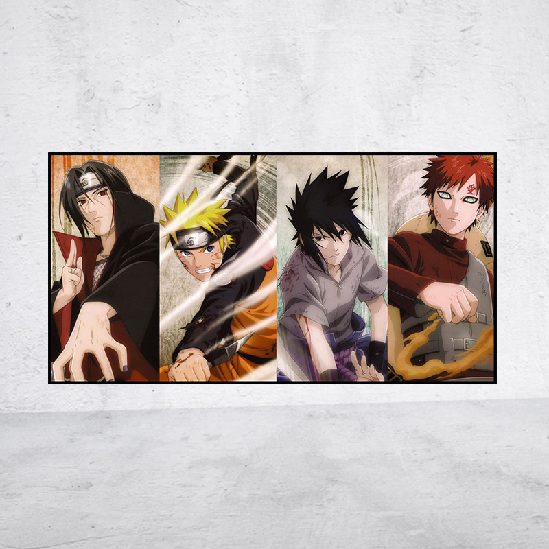 【新品】动漫5D钻石画火影忍者方圆钻满贴十字绣满绣印花包邮