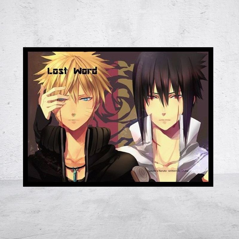 动漫5D钻石画火影忍者鸣人佐助方圆钻石画满贴十字绣满绣印花包邮