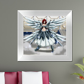 新品 非成品 动漫周边 尾巴 艾尔莎 妖精 十字绣 包邮