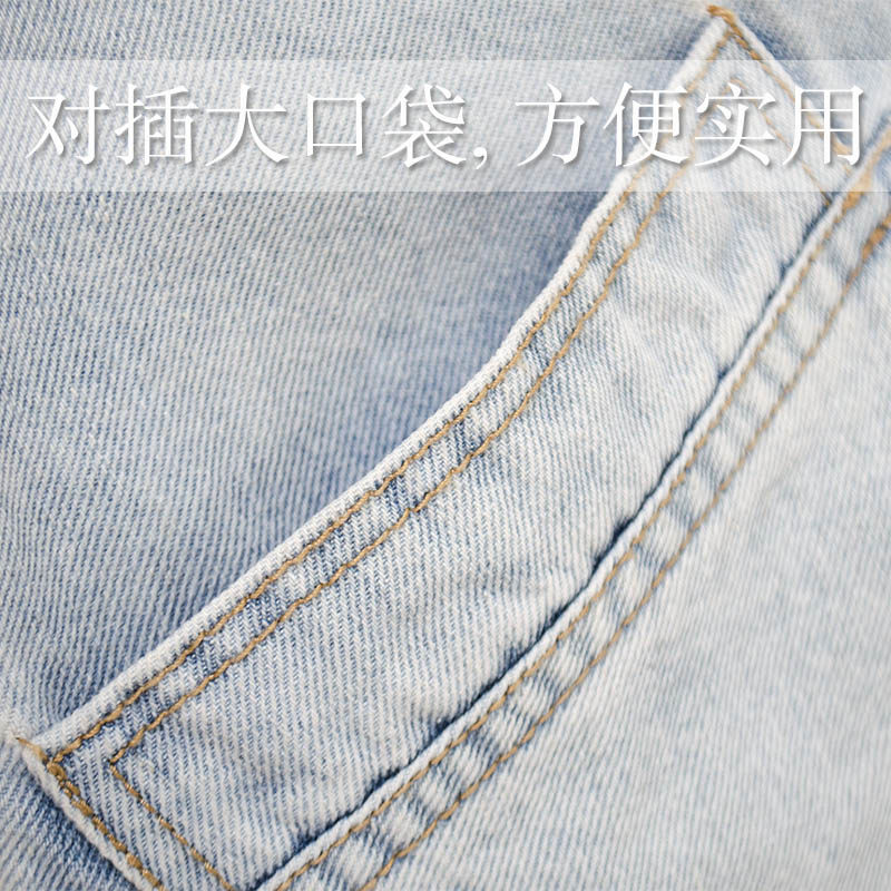 牛仔上衣女秋季西装领外套短款磨破插肩袖百搭收腰显瘦2024新款潮