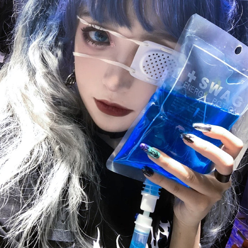 万圣节搞怪长管厂价能量输液血袋