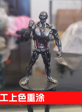 重涂上色漫威真人电影版复仇者联盟2反派奥创机器人Ultron