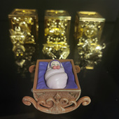 乐创圣衣神话黄金圣斗士圣衣箱子处女狮子巨蟹附带婴儿雅典娜场景