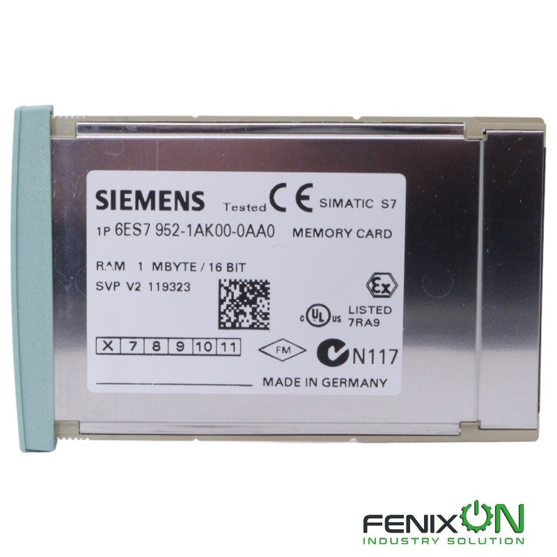 SIEMENS 6ES7952-1AK00-0AA0 SIMATIC S7 RAM MEMORY CARD 1MB