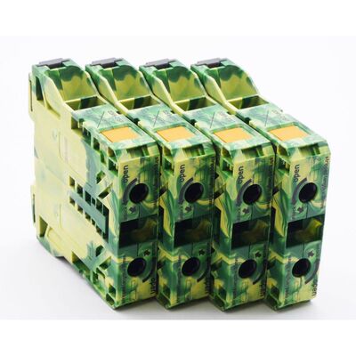 4x Wago 285 285-157 50mm2 grün-gelb 2-Leiter-Schutzleiterkl