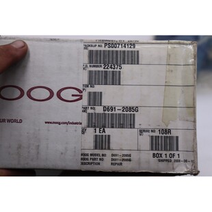 MOOG D691-2085G UNMP 类型 030FBAAAVVS2N 库存 L-294