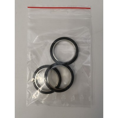 Zentrierring DN 40 ISO-KF Edelstahl/Neopren 3er Packung NEW