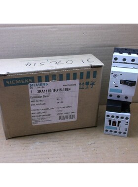 3RA1115-1FA15-1BB4 Siemens NEW In Box Combination Starter 3R