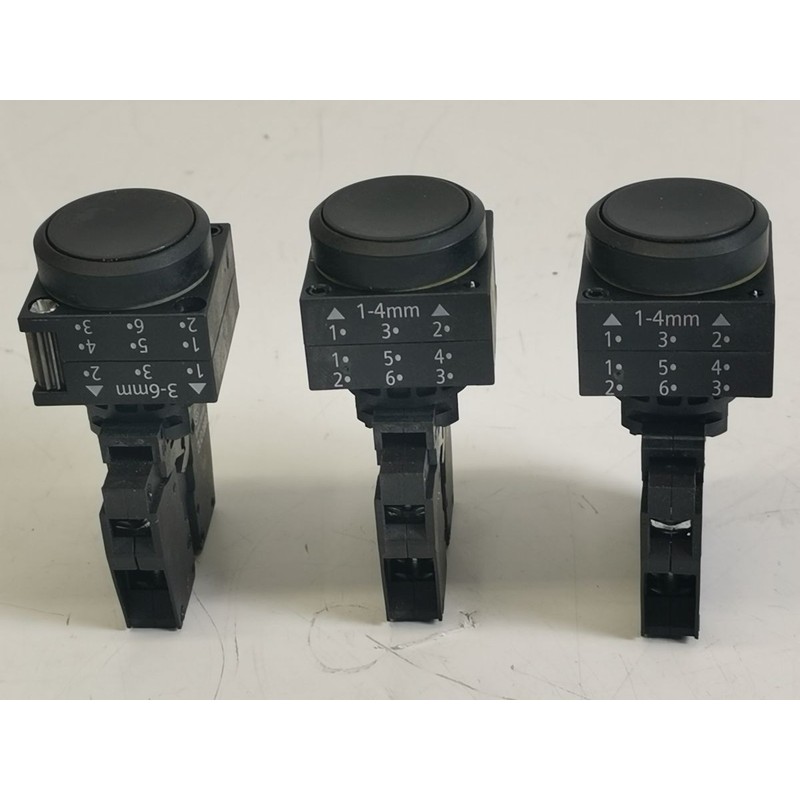 Siemens Drucktaster 3SB3400-0A SCHWARZ 3er Packung